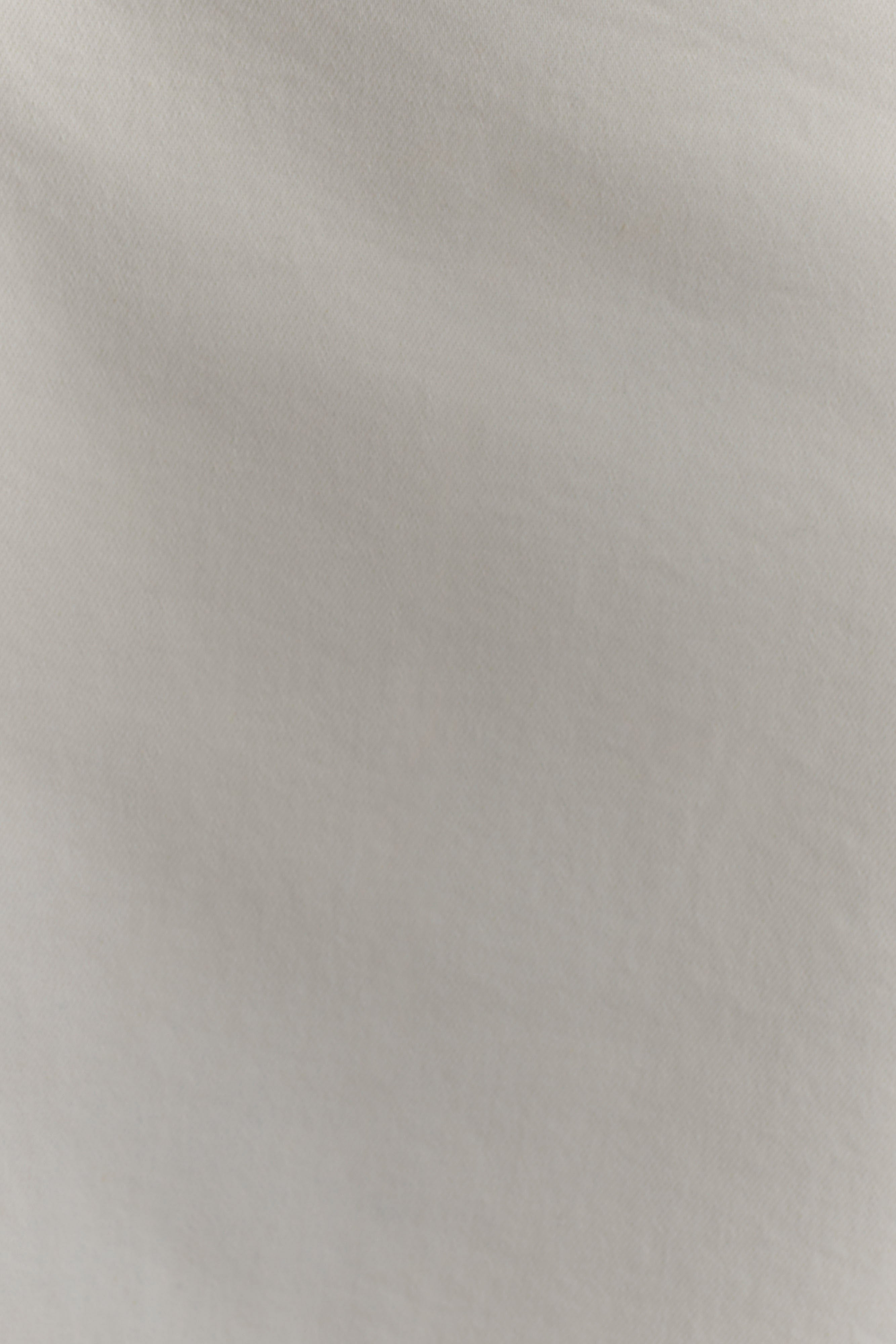 Cecilia Denim A-Line Midi Skirt - White