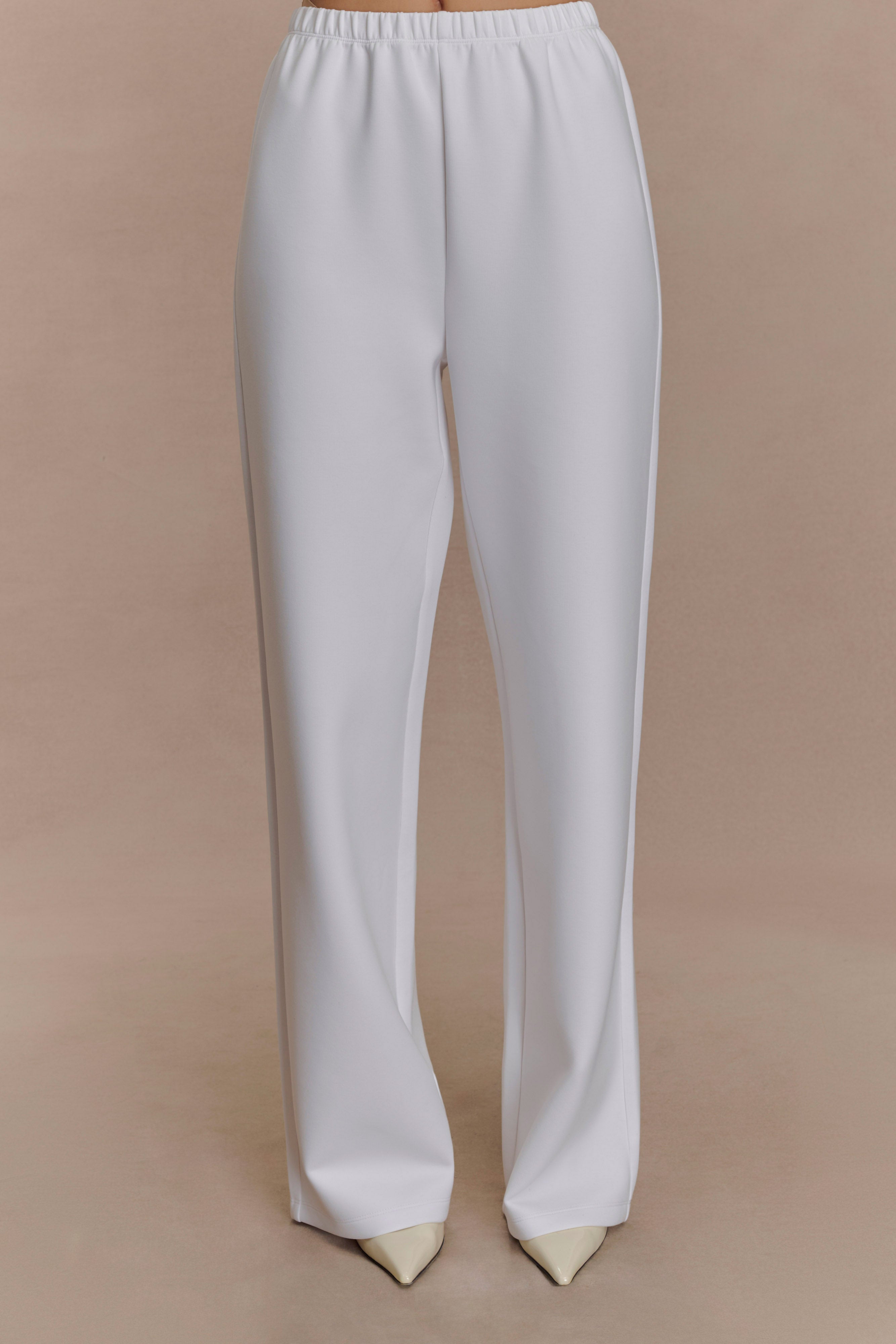 August Straight Leg Jogger - Ivory