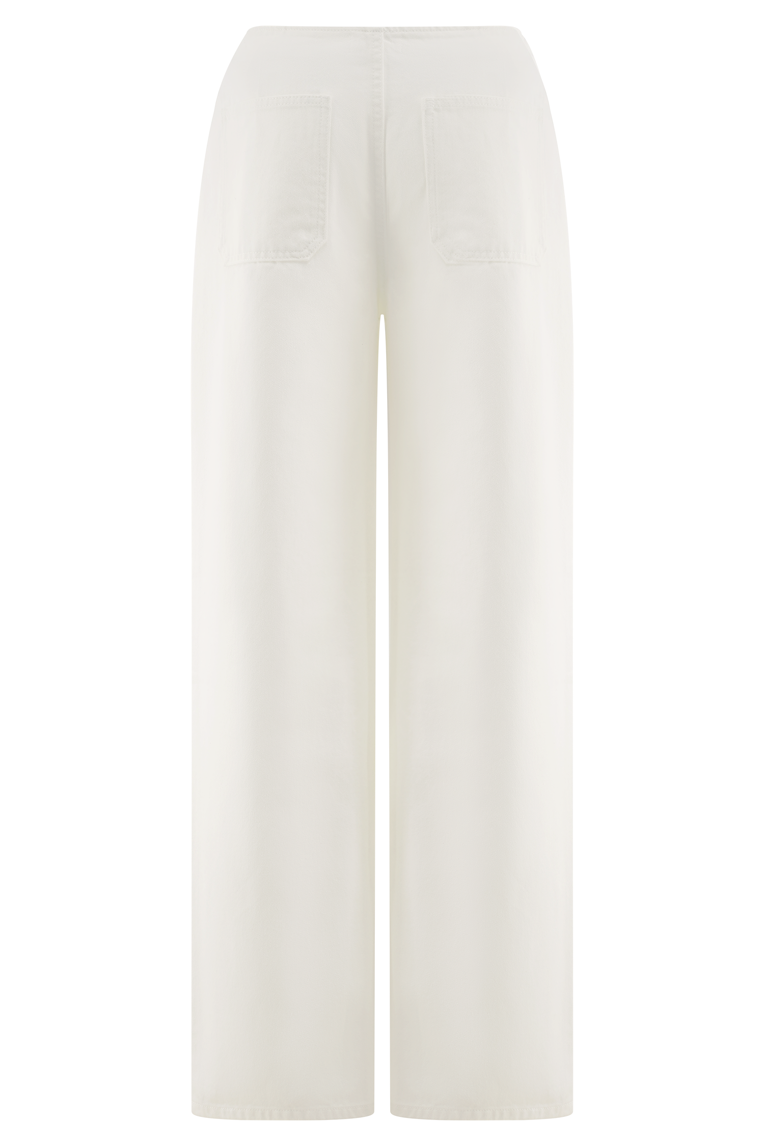 Caitlin Mid Rise Denim Jeans - White