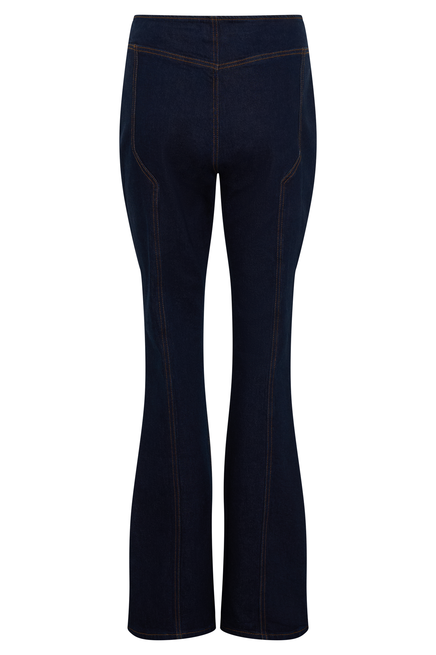 Clio Paneled Flare Jeans - Indigo Blue